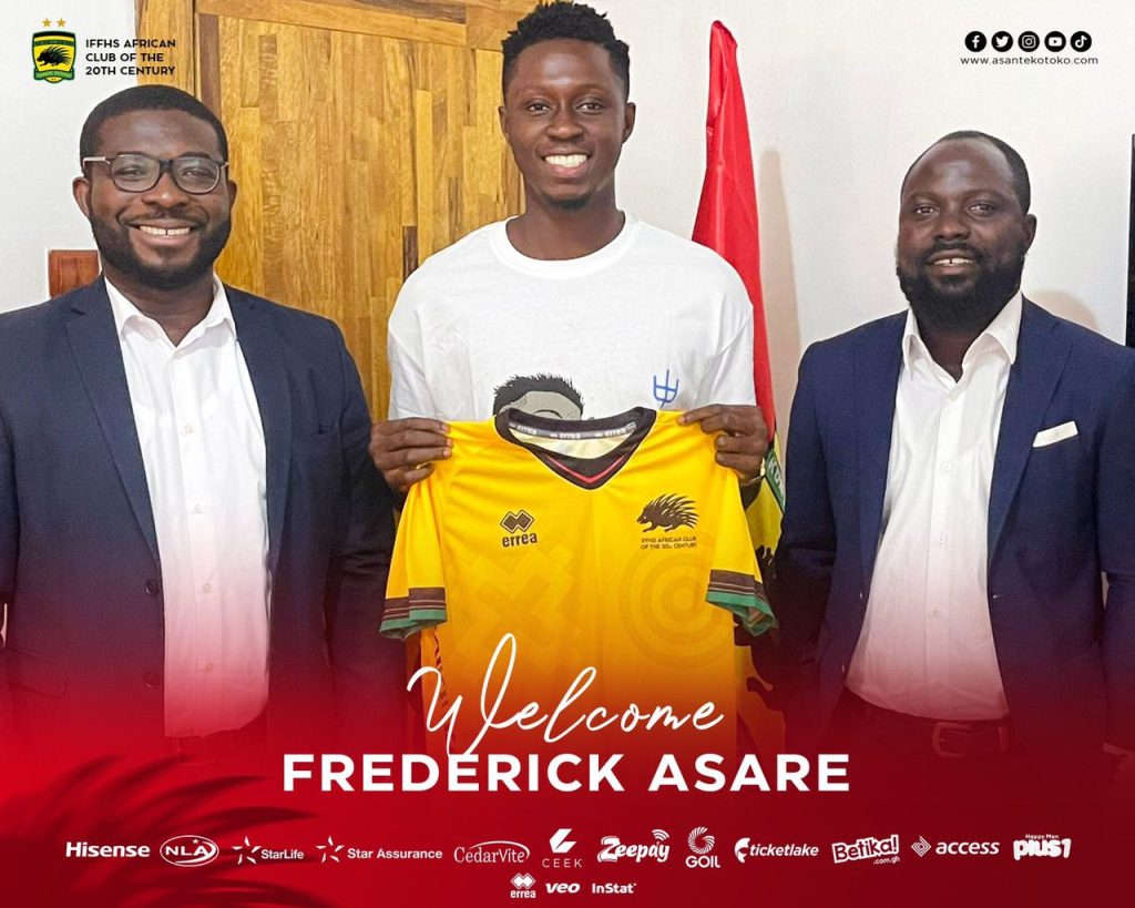 Asante Kotoko sign young goalkeeper Frederick Asare