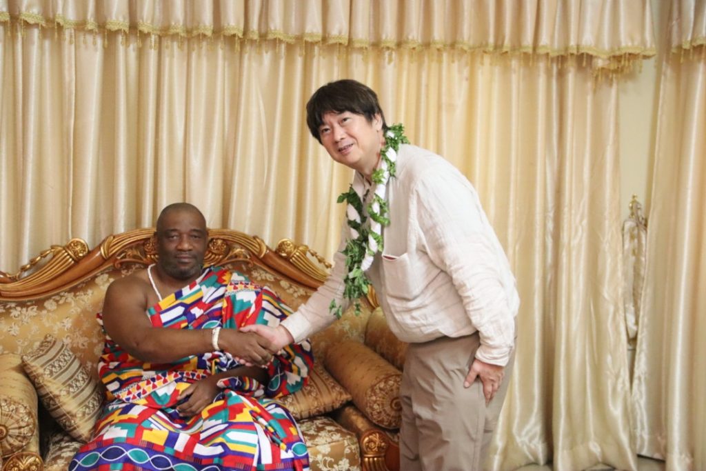 Japanese Tourism advisor calls on Ga Mantse