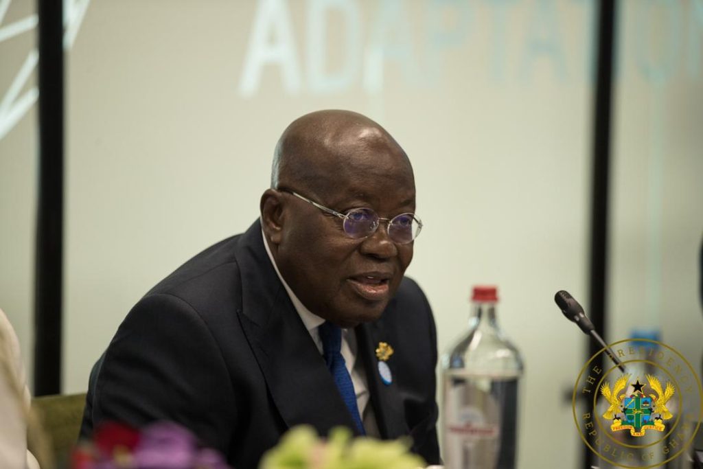 “Time to turn words into deeds on climate action” – Prez Akufo-Addo