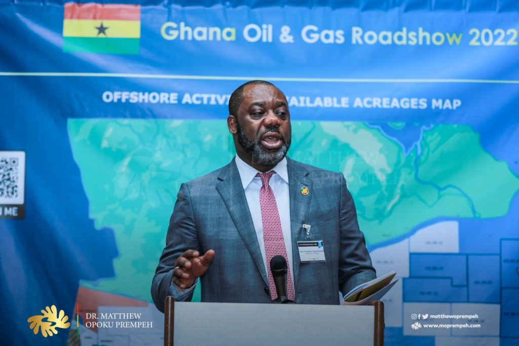 Energy Minister promotes Ghana’s offshore oil blocks to investors