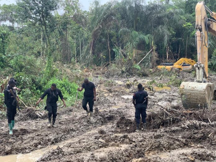 Missing excavator retrieved at Ellembelle, Police arrets DCE