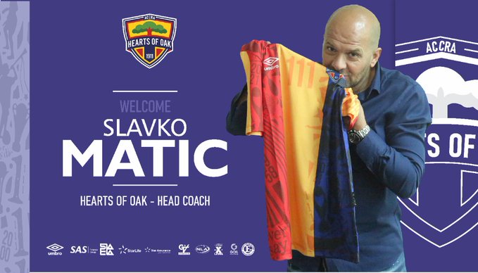 Official: Hearts of Oak announce Slavko Matic as new Head coach