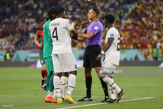 GFA report ‘DISGRACEFUL’ referee to FIFA for bad officiating against Portugal