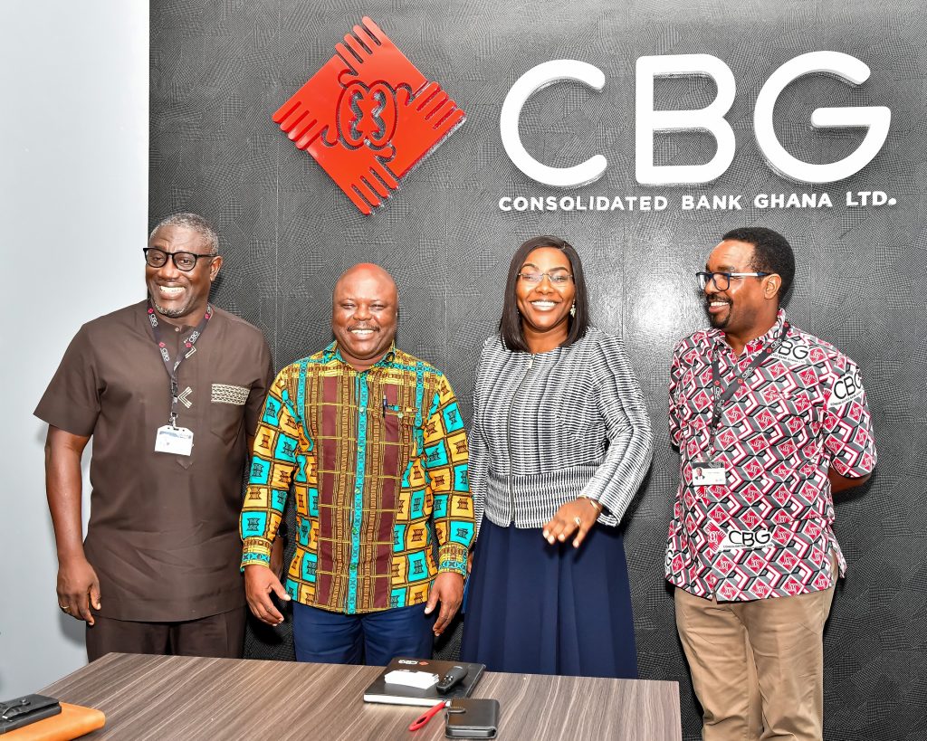 Minister Of Public Enterprises visits Consolidated Bank Ghana Ltd (CBG)