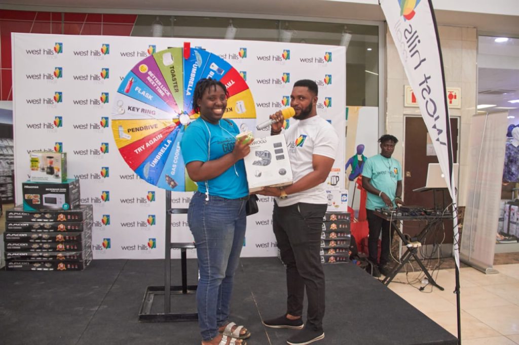 West Hills Mall Excites Over Two Thousand Shoppers with Wheel and Win Promo