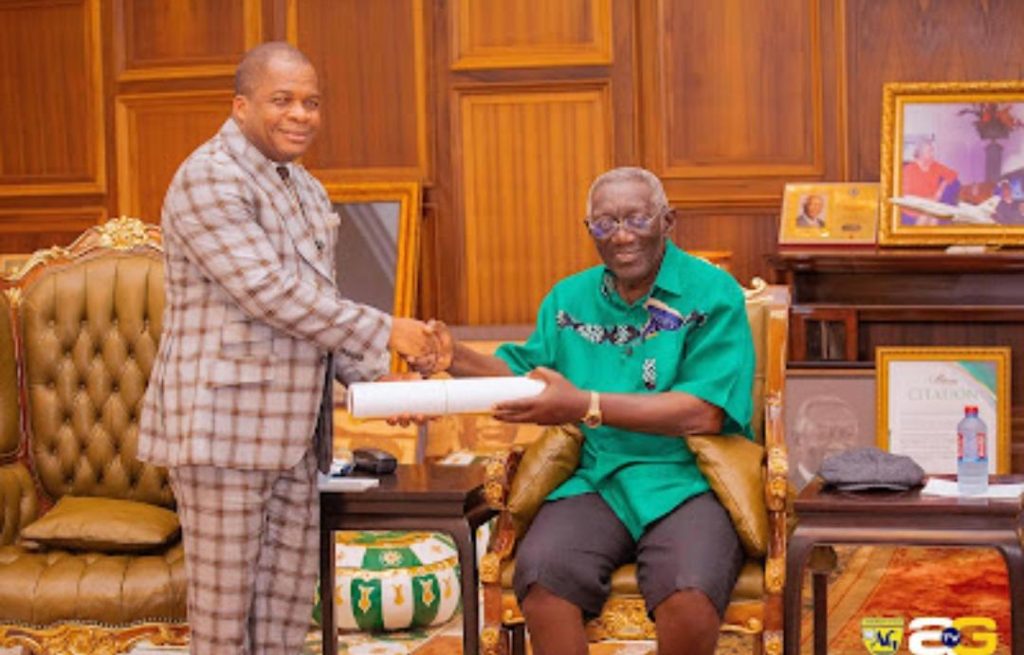 Executive Presbytery of AG Ghana meets ex Prez Kufuor