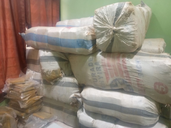 Parcels of marijuana missing in police custody