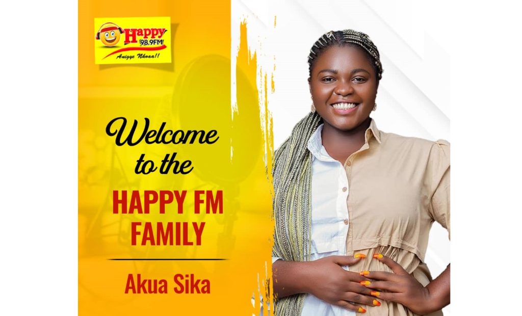 <em></img>Akua Sika joins Happy 98.9 FM</em>