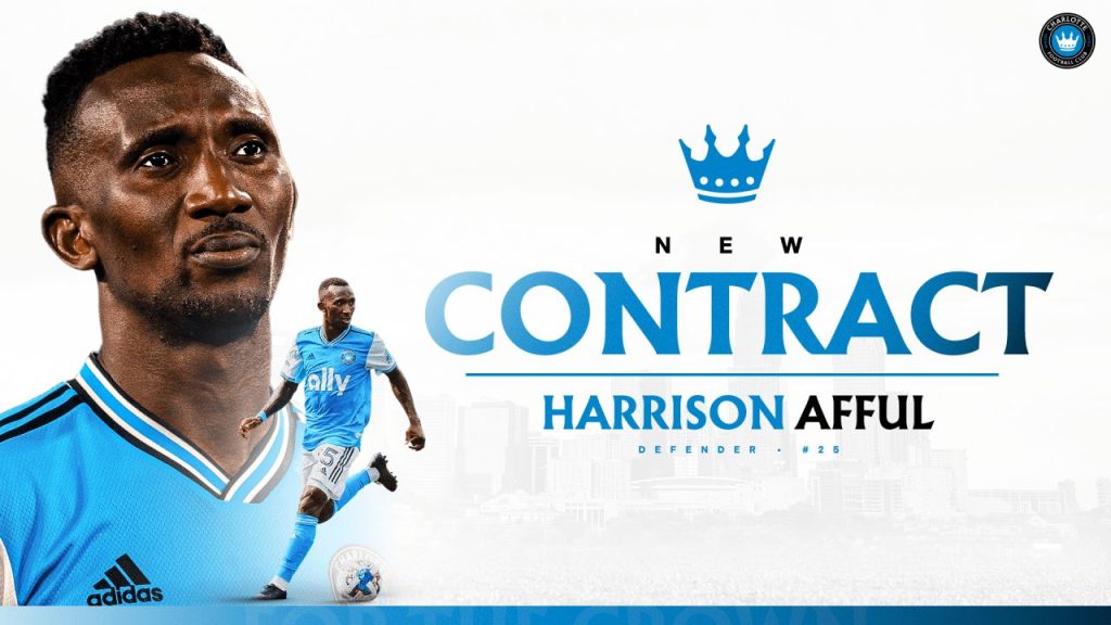 Charlotte FC re-signs defender Harrison Afful 