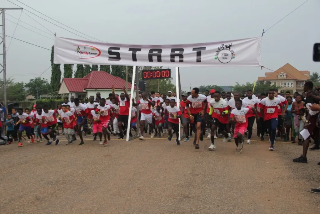 Launch of Happy FM, Lakeside Marina Park Family Fun Run underway