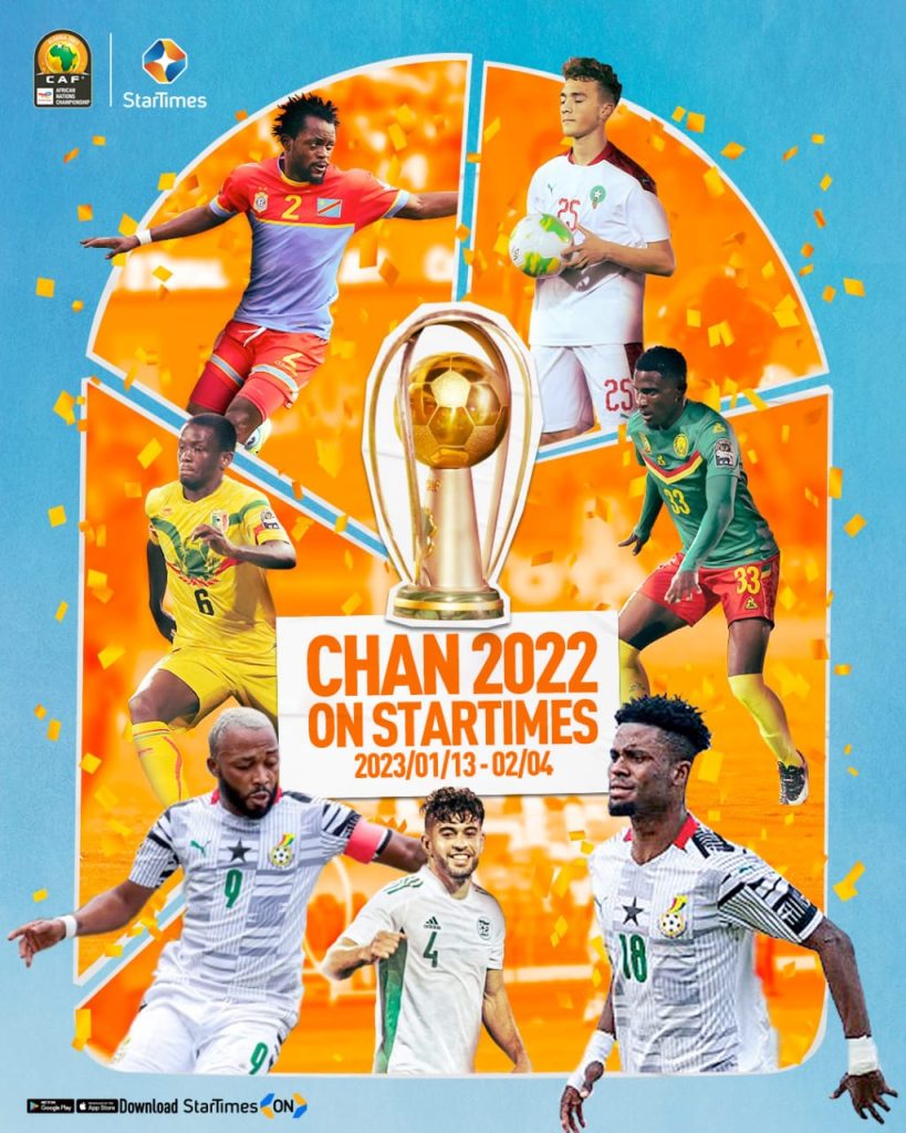 CHAN 2022: Watch all the 32 games live on StarTimes