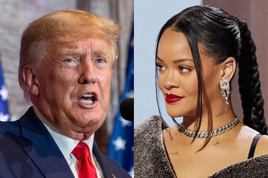 Trump bashes Rihanna’s Super Bowl halftime performance