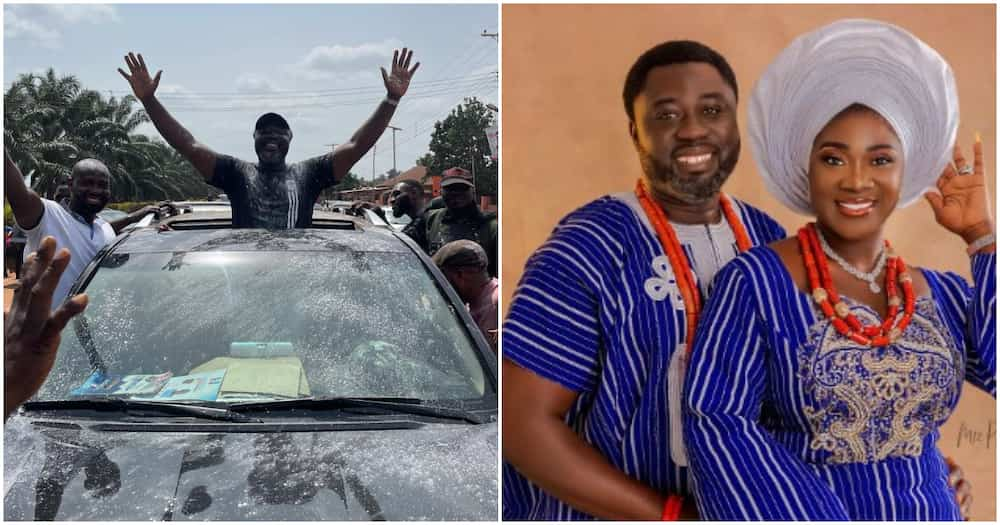 #NigeriaElection2023: Mercy Johnson’s husband, Prince Okojie wins house of reps seat