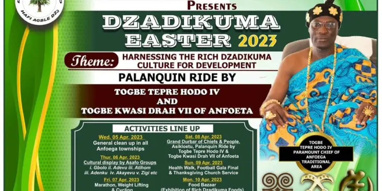 Activities for Dzadikuma Easter 2023 announced