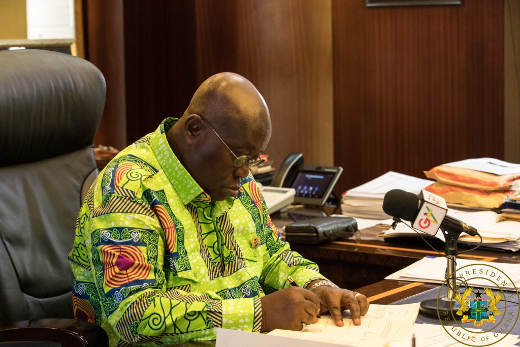 Prez Nana Addo assents to three new tax bills