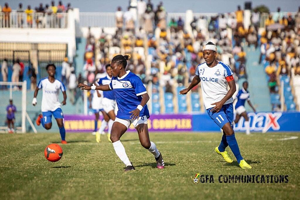 Ampem Darkoa Ladies thump Police Ladies to clinch Women’s FA Cup title to complete domestic double