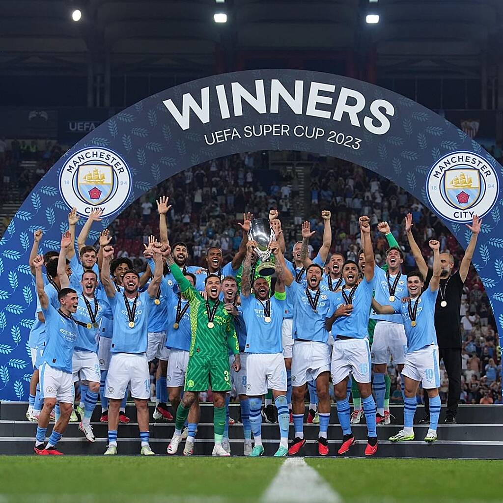 Manchester City edge Sevilla on penalties to win Super Cup