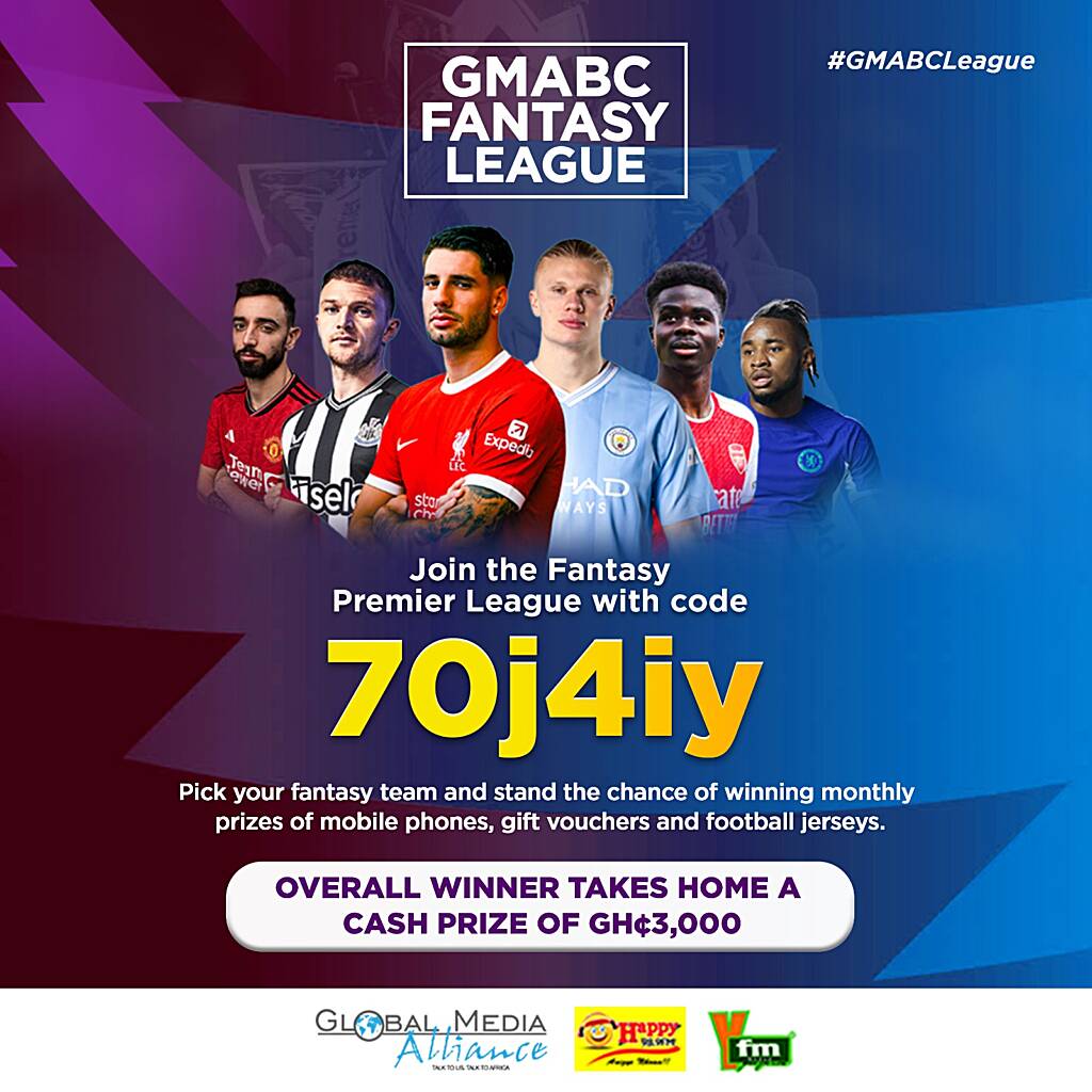 GMABC Fantasy League; Play to win GHC 3,000 and other exciting prizes