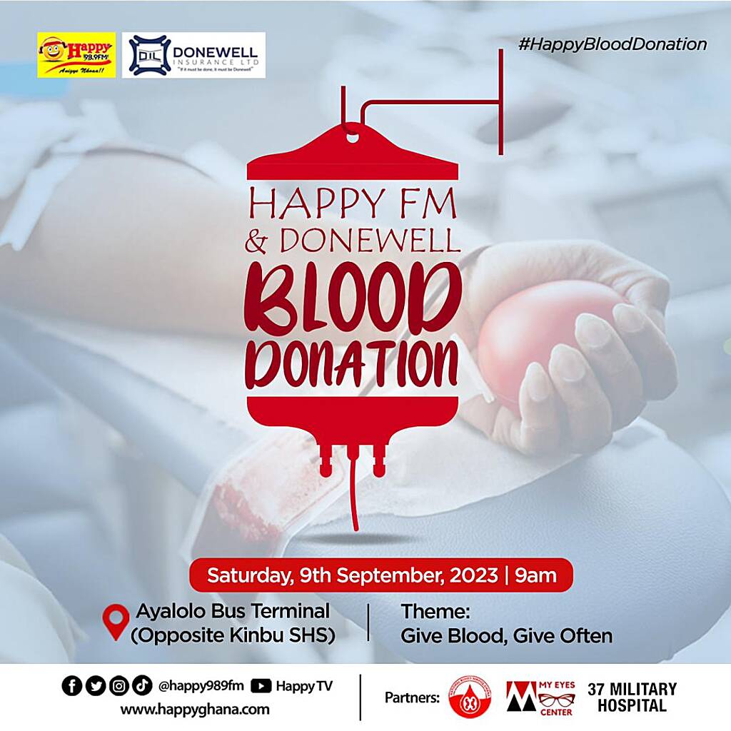 Happy FM/ Donewell Insurance gears up for life-saving blood donation drive on September 9th