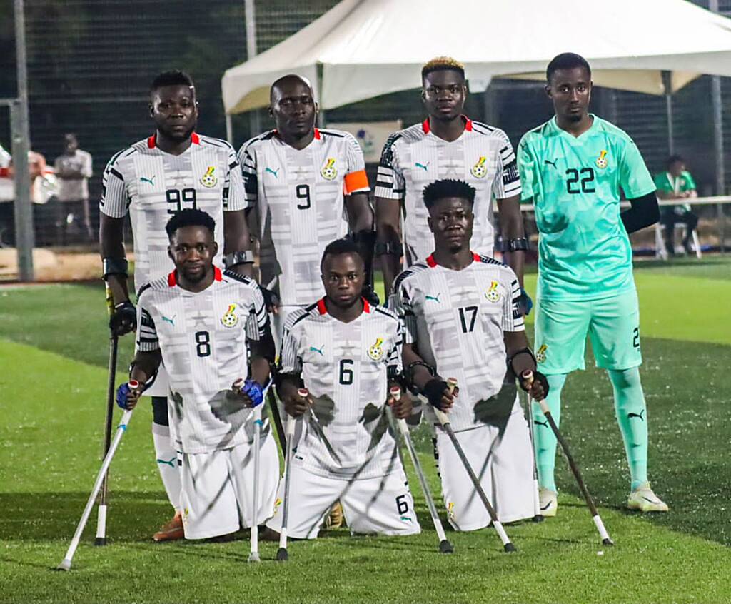 2023 African Para Games: Ghana amputee football destroys Liberia to secure a semi-final spot