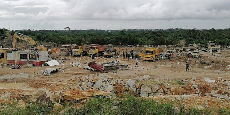 Minerals Commission reveals that Anto-Aboso quarry in Shama was operating illegally