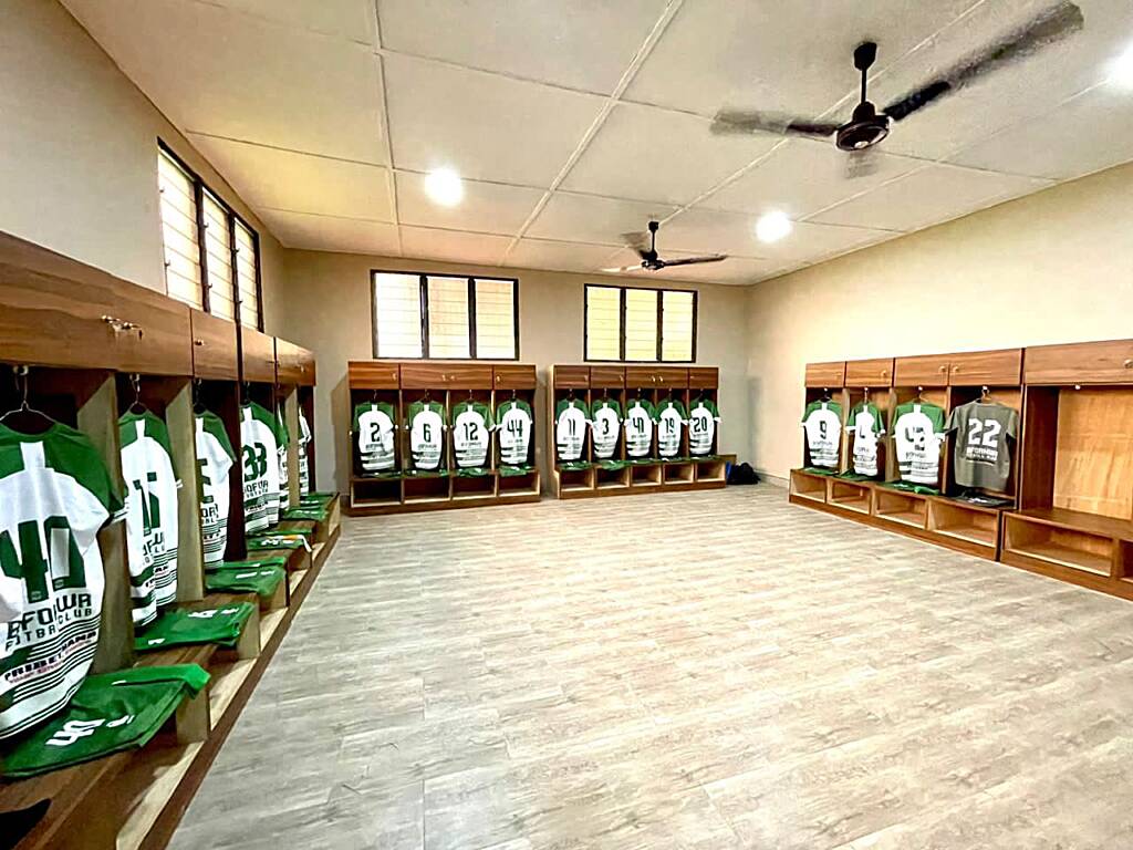 Bofoakwa Tano Fans unite to construct new dressing room for Club