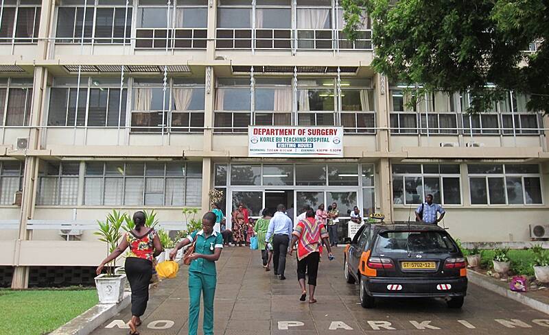 Shocking: Old lady caught in brazen attempted theft at Korle-Bu Teaching Hospital