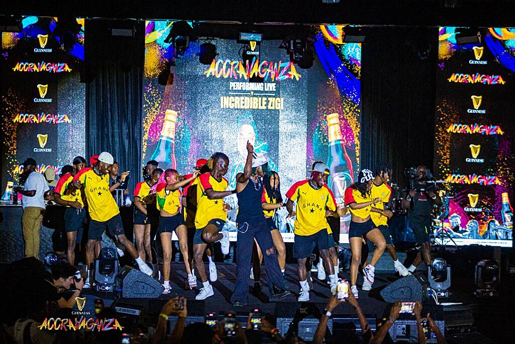 Incredible Zigi and Afro Zig Dance Crew ignite the crowd at Guinness Accravaganza 2023