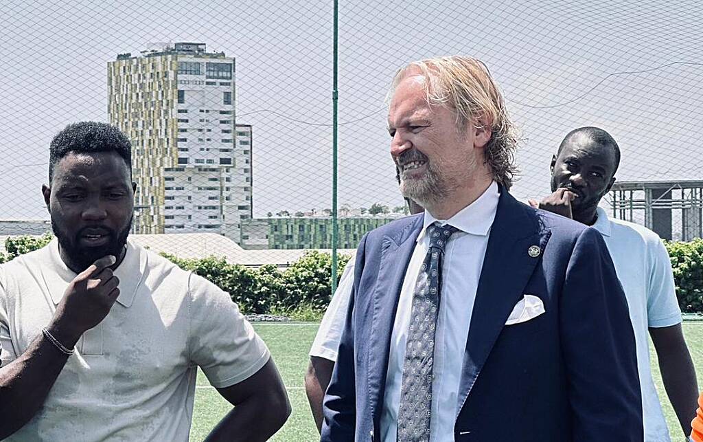 Former Black Stars player Kwadwo Asamoah Inaugurates Juventus Academy in Ghana