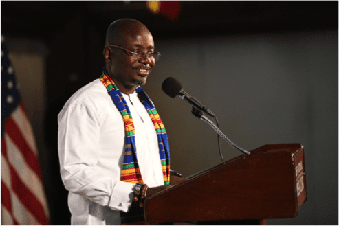 Akwasi Agyeman, CEO of Ghana Tourism Authority, recognized at Diaspora African Forum Bridge Builders Award 2024