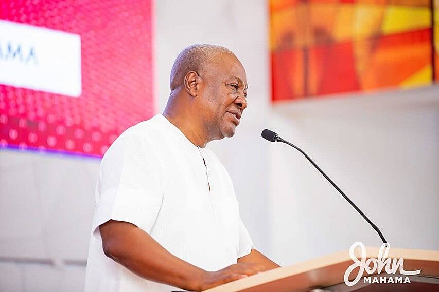 Economic Stability Tops Mahama's Agenda for Ghana