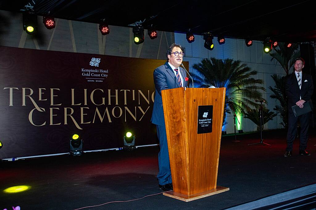 Kempinski Hotel Gold Coast City Accra kicks off holidays with Tree Lighting Tradition