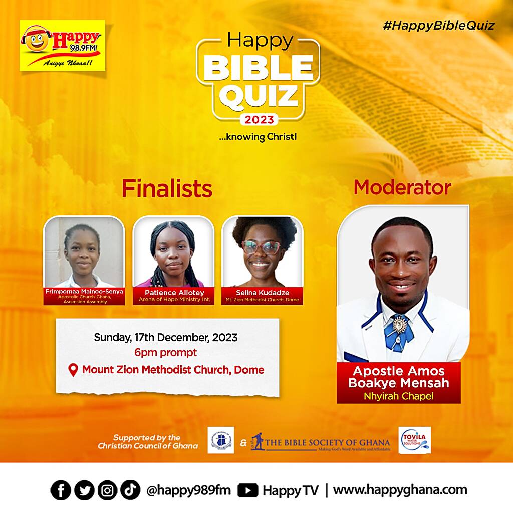 Happy Bible Quiz creates buzz ahead of finals