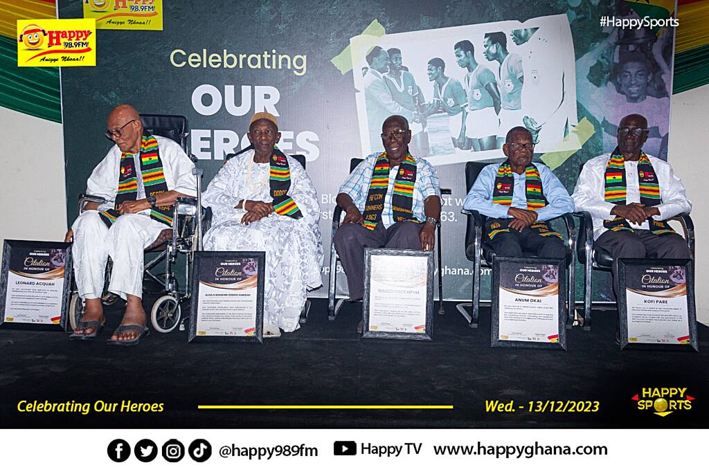 Happy FM celebrates legendary Black STARS ’63’ team