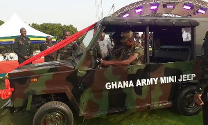 Ghana Armed Forces commissions locally made jeep