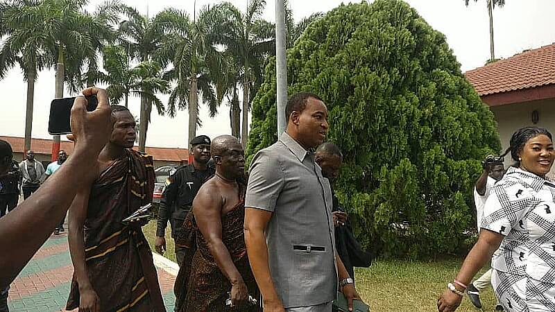 NPP delegation led by Chairman Wontumi visits Manhyia Palace