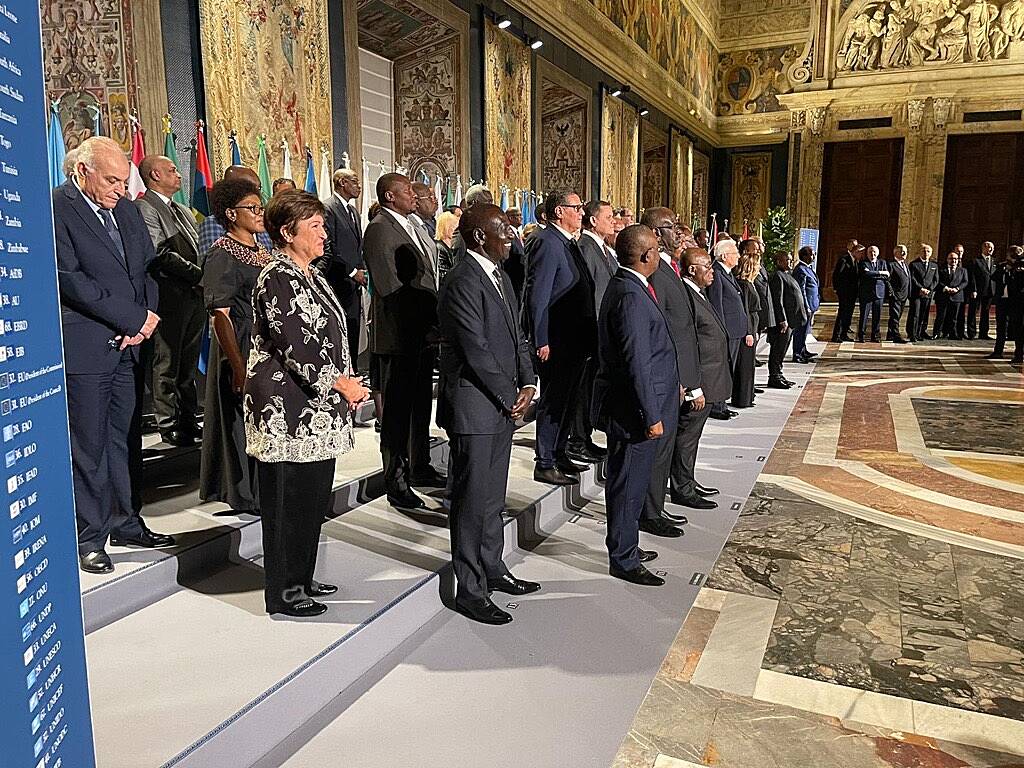 African presidents arrive in Rome for Italy summit