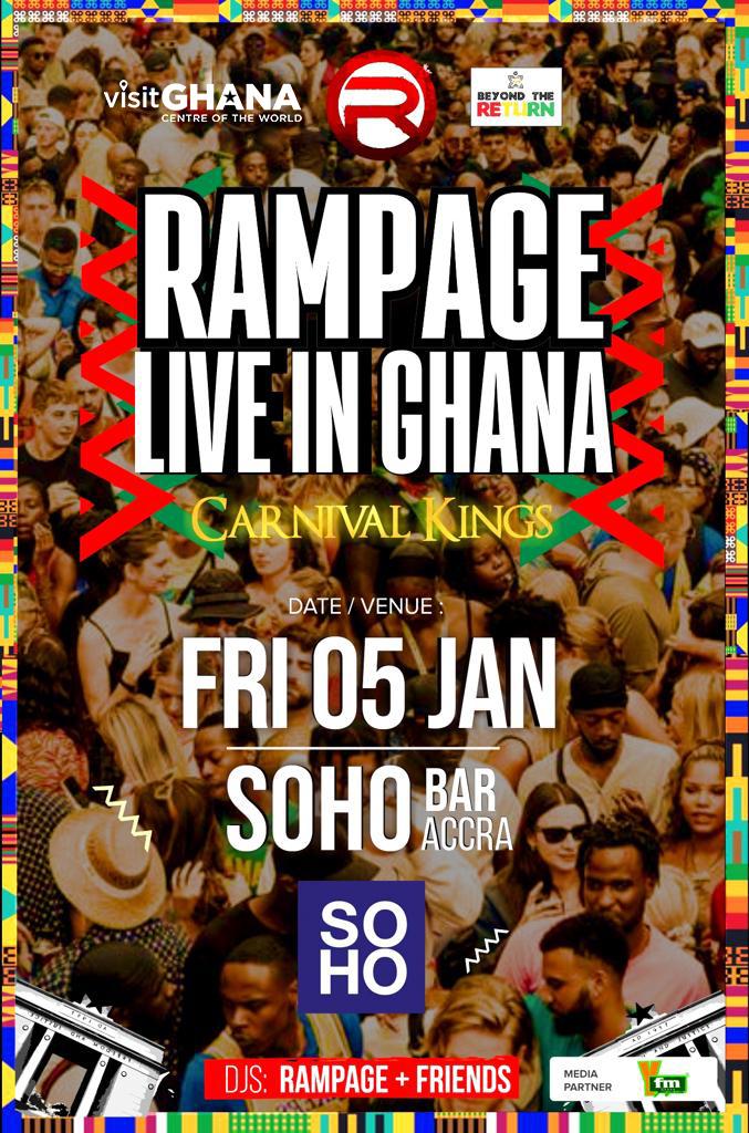 GTA partners with Rampage Stage to launch Rampage Africa Carnival on January 5