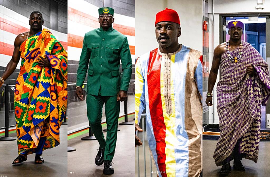 Watch: NFL players of African descent heighten African apparel craze