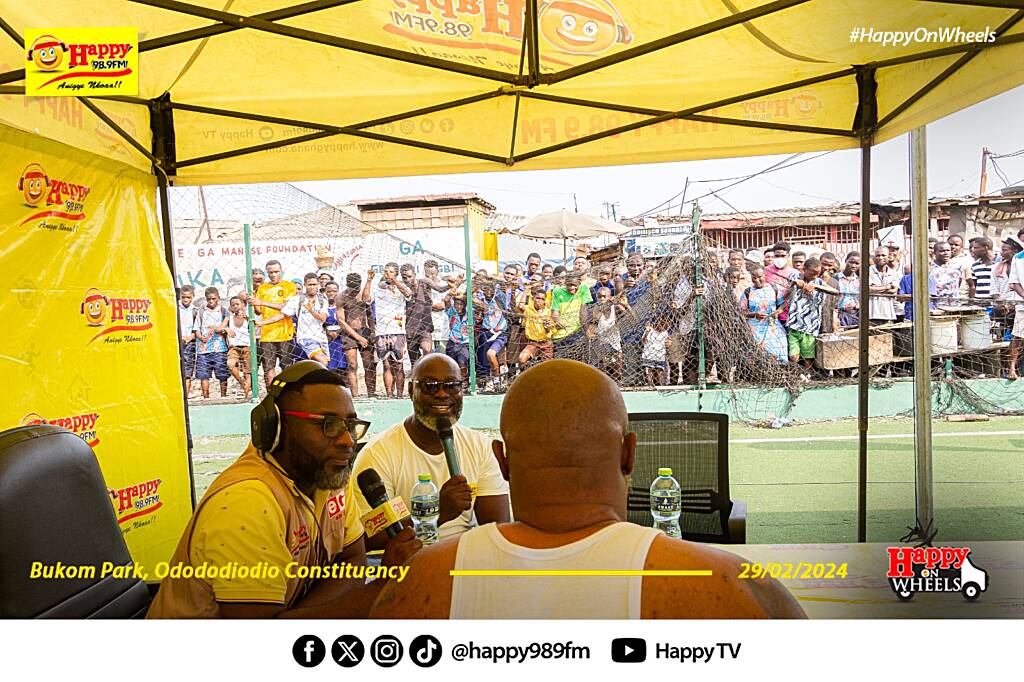 Massive turn-out at Bukom Park as Happy On Wheels begins constituency tour ahead of 2024 polls