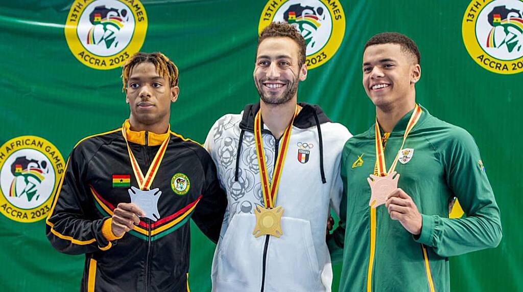 African Games: Ghana’s Abeiku Jackson wins silver in Men’s 50m Butterfly