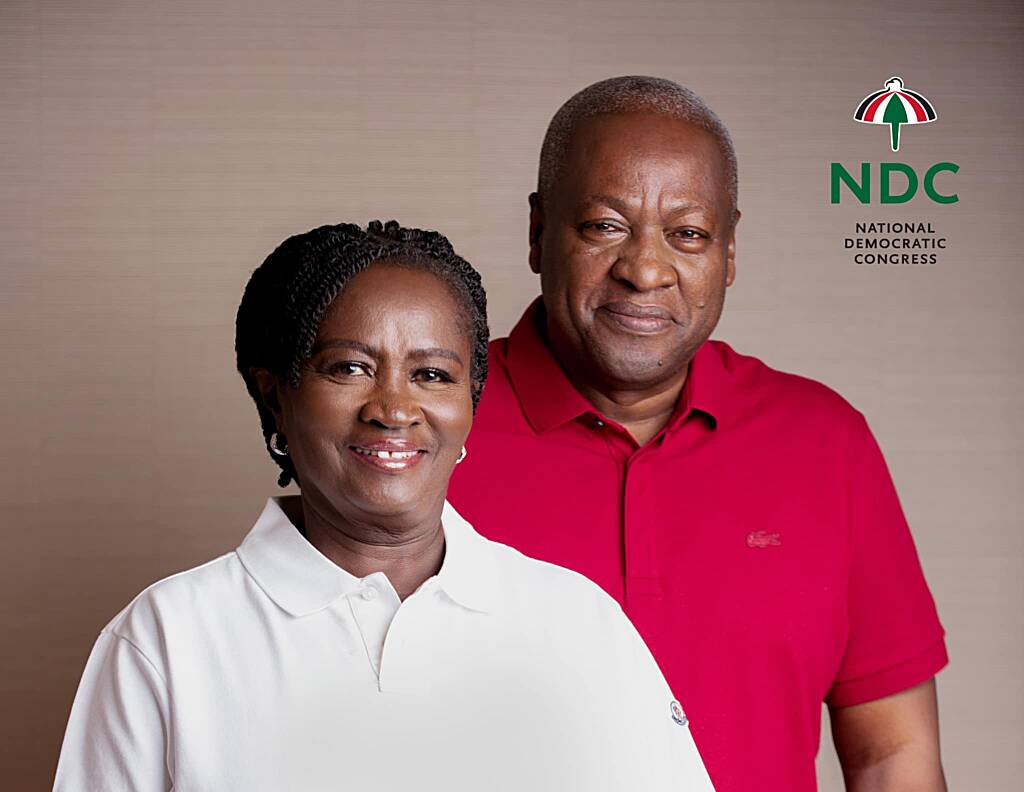 Official Prof. Jane Naana OpokuAgyemang named John Mahama's running