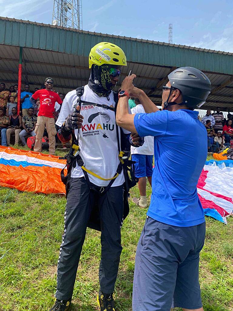 Kwahu Paragliding Community: GTA’s investment breeds second homegrown Paragliding Pilot, Isaac Mensah