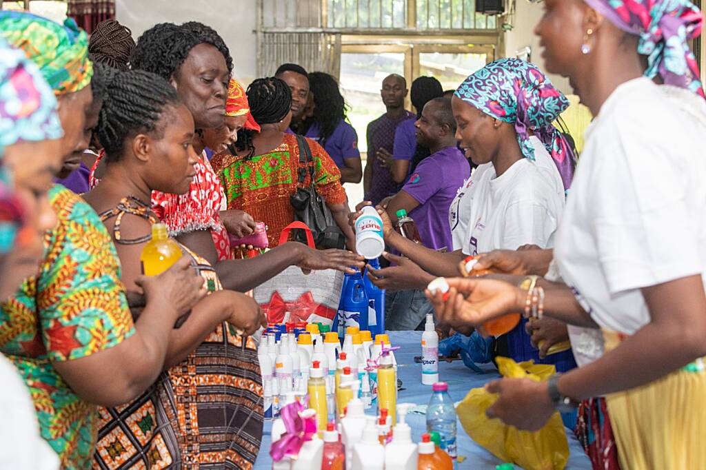 Opportunity International Savings and Loans Ltd organizes an exhibition for 20 Kayayei ladies