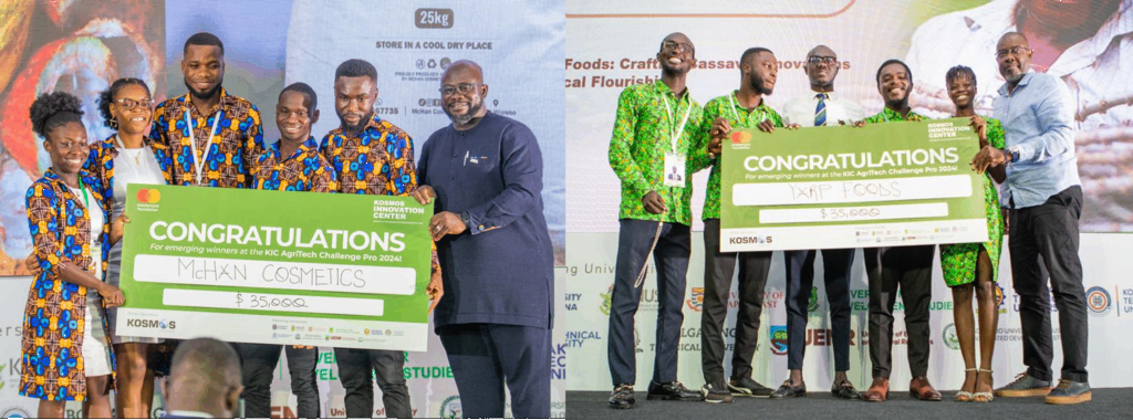 Kosmos Innovation Center and Mastercard Foundation announce winners of AgriTech Challenge Pro