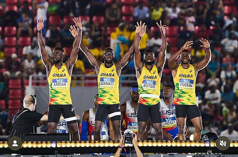 Give us money to prepare for 2024 Olympic Games – Ghana’s 4×100 relay team tells government