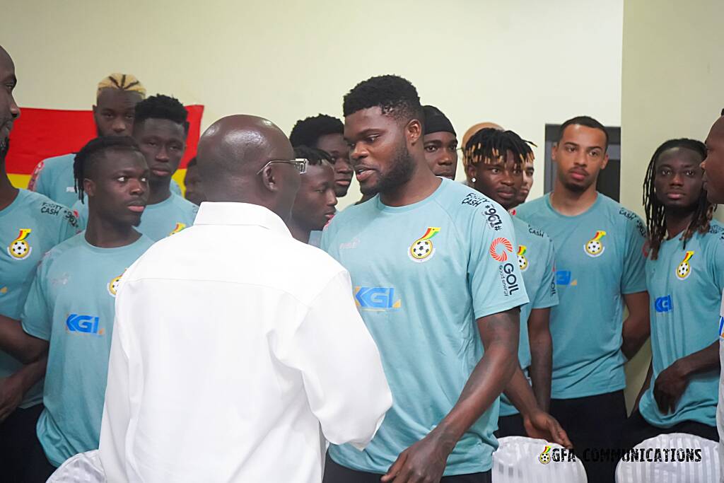 We need good stadia to play good football – Thomas Partey tells Dr. Bawumia