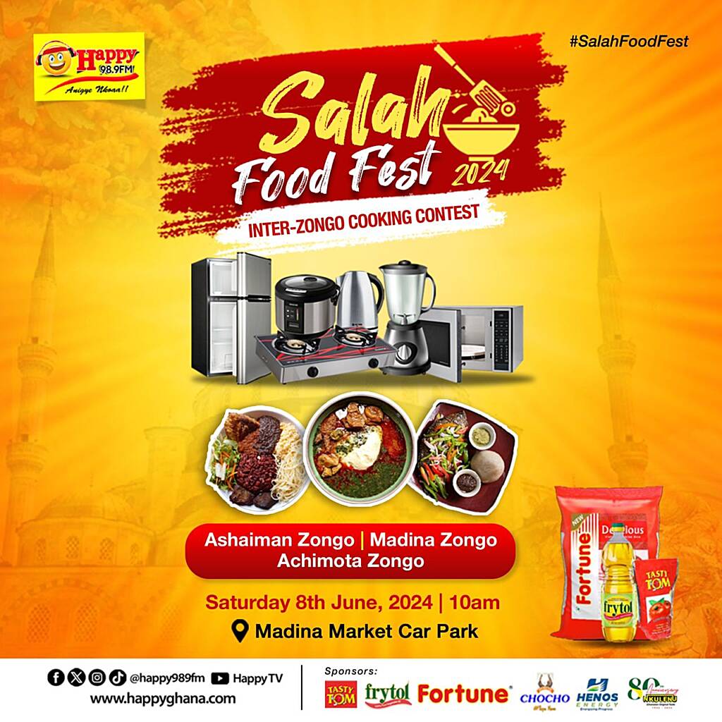 [16:19, 5/30/2024] My Gee🤞⭐️: * Happy 98.9 FM set to hold 2024 Salah Food Fest: Inter-Zongo Cooking Competition* Happy 98.9 FM, Ghana’s number one radio brand, is set to launch the 2024 edition of the most anticipated inter-zongo cooking competition, the Salah Food Fest. The initial preliminary round will feature teams from Tuba, Kasoa, Abeka, and Sabon zongos competing to determine which team will represent their community in the final contest. The Salah Food Fest is a cooking competition between zongo communities across the country, aimed at fostering unity, celebrating Eid al-Adha, and showcasing the love and camaraderie within the zongos. During an interview on Nsem pii with some of the contestants participating in this year’s competition ……., Programmes Manager of Happy 98… [16:33, 5/30/2024] Daine❤️🔥: * Happy 98.9 FM set to hold 2024 Salah Food Fest: Inter-Zongo Cooking Competition* Happy 98.9 FM, Ghana’s number one radio brand, is set to launch the 2024 edition of the most anticipated inter-zongo cooking competition, the Salah Food Fest. The initial preliminary round will feature teams from Tuba, Kasoa, Abeka, and Sabon zongos competing to determine which team will represent their community in the final contest. The Salah Food Fest is a cooking competition between zongo communities across the country, aimed at fostering unity, celebrating Eid al-Adha, and showcasing the love and camaraderie within the zongos. Contestants for this year's competition were engaged by Kwabena Boafo on Happy98.9FM's Nsem Pii, expressing their eagerness and elation towards… [16:33, 5/30/2024] Daine❤️🔥: The thing was not streamed [16:33, 5/30/2024] My Gee🤞⭐️: Ohk [16:33, 5/30/2024] Daine❤️🔥: So kindly add the final things [08:30, 5/31/2024] My Gee🤞⭐️: Good morning [08:30, 5/31/2024] My Gee🤞⭐️: *Celebrate Father’s Day with Happy FM’s On Air Contest, “Agya Pa Aseda” (A Poem for Dad)* Father’s Day as a very significant day in Ghana, dedicated to all fathers will be celebrated this year by the country’s leading radio station,Happy 98.9FM. Programmes Manager of Happy FM, Kwabena Ampong believes that Father’s Day is to honour the incredible dads in our lives. Hence, Happy Fm invites all listeners to participate in an on-air contest, Agya Pa Aseda (A Poem for Dad). The competition kickstarts on Monday, June 3rd to Friday, June 14th, 2024, listeners can call into the midday show Nsem Pii and the Evening Drive program on Mondays, Wednesdays, and Fridays to recite their heartfelt, self-composed poems dedicated to their special fathers. Each day, a wi… [08:30, 5/31/2024] My Gee🤞⭐️: Kindly publish [11:32, 5/31/2024] My Gee🤞⭐️: Daine [15:20, 5/31/2024] My Gee🤞⭐️: Please tell Kobina to share my links [15:20, 5/31/2024] My Gee🤞⭐️: haunty said share her links [16:11, 5/31/2024] Daine❤️🔥: Done [16:59, 5/31/2024] Daine❤️🔥: https://www.happyghana.com/happy-98-9-fm-begins-2024-salah-food-fest-inter-zongo-cooking-competition-in-kasoa/ [17:03, 5/31/2024] My Gee🤞⭐️: My love [17:03, 5/31/2024] My Gee🤞⭐️: Please update [08:28, 6/1/2024] Daine❤️🔥: https://www.happyghana.com/happy-98-9-fm-begins-2024-salah-food-fest-inter-zongo-cooking-competition-in-kasoa/#google_vignette [08:29, 6/1/2024] My Gee🤞⭐️: Thank you [08:29, 6/1/2024] My Gee🤞⭐️: Daine i neec your help [08:31, 6/1/2024] Daine❤️🔥: Please speak I will analyze after class [09:08, 6/1/2024] My Gee🤞⭐️: There’s an error in the client’s name …. Henos Energy [09:29, 6/1/2024] Daine❤️🔥: I will hurt you people oo 🙂 [18:10, 6/1/2024] My Gee🤞⭐️: Y Leaderboard Series: Ghanaian Football Icon, Asamoah Gyan set for next episode YFM, Ghana's no.1 urban radio station, presents another exciting episode of the 2024 Y Leaderboard Series, this time with former Black Stars Captain, Asamoah Gyan. Asamoah Gyan is a Ghanaian former professional footballer who played as a striker and was also the captain of the national team. Gyan’s loyalty to the team is admirable. He has been a key figure in the national team since his debut in 2003 at the age of 17. With over 100 appearances and 51 goals for the Black Stars, Gyan holds the record for the most goals scored by a player in Ghana’s history. The popular Yleaderboard Series is an… [06:33, 6/2/2024] Daine❤️🔥: https://yfmghana.com/y-leaderboard-series-ghanaian-football-icon-asamoah-gyan-set-for-next-episode/ [06:34, 6/2/2024] My Gee🤞⭐️: Thank you [06:42, 6/2/2024] My Gee🤞⭐️: Yooo [11:25, 6/2/2024] My Gee🤞⭐️: Very touching 🌚 [11:53, 6/2/2024] Daine❤️🔥: Why you read it? [12:10, 6/2/2024] My Gee🤞⭐️: Yh [08:54, 6/3/2024] Daine❤️🔥: I’m on my way okay [08:54, 6/3/2024] Daine❤️🔥: I’ll be there soon [10:01, 6/3/2024] My Gee🤞⭐️: OK [17:09, 6/3/2024] My Gee🤞⭐️: *PLEASE * [17:09, 6/3/2024] Daine❤️🔥: https://yfmghana.com/tullow-partners-youth-bridge-foundation-to-launch-alumni-network/ [17:09, 6/3/2024] Daine❤️🔥: Please open it and see what comes [11:02, 6/4/2024] Daine❤️🔥: In an engaging conversation filled with insights from his Blackstars days and many experiences as an athlete, Gyan spoke of his lifelong ambition to inspire the younger generation. [11:04, 6/4/2024] Daine❤️🔥: I see myself in my nephew Denzel Gyan, I had a good left foot but now like how he does. Watch out for Denzel Gyan and [11:25, 6/4/2024] My Gee🤞⭐️: The Y Leaderboard Series airs every Wednesday on the Myd Morning Radio Show, 10:00am prompt, offering a platform for guests to impart invaluable wisdom that can shape the aspirations of Ghanaian youth. [11:45, 6/4/2024] Daine❤️🔥: https://www.happyghana.com/happy-98-9-fm-holds-first-preliminary-round-of-salah-fest-inter-zongo-cooking-competition/ [12:36, 6/4/2024] Daine❤️🔥: The multi-talented personality made prominent remarks on the state of Ghana’s music industry, noting the need for increased support by Ghanaians to the music industry in Ghana. [17:02, 6/4/2024] Daine❤️🔥: Ei [17:03, 6/4/2024] My Gee🤞⭐️: What happened [17:03, 6/4/2024] Daine❤️🔥: Where are you? [17:03, 6/4/2024] Daine❤️🔥: You’ve left? [17:04, 6/4/2024] My Gee🤞⭐️: Yes [17:04, 6/4/2024] My Gee🤞⭐️: I got car [18:31, 6/4/2024] Daine❤️🔥: We thank God [18:31, 6/4/2024] Daine❤️🔥: Get home safe okay [10:03, 6/6/2024] My Gee🤞⭐️: My background as a deep space engineer and my commitment to innovation drive our vision of democratizing access to world-class entertainment and cultural experiences. We envision a world where geographic and economic barriers no longer restrict audience engagement, allowing people from all walks of life to experience live events, concerts, and festivals in a fully immersive, interactive environment. Our technology empowers artists, providing them with cutting-edge tools to connect with fans globally, enhance their creative expressions, and open new revenue streams. This forward-thinking approach is reshaping the landscape of entertainment, making it more inclusive and accessible for everyone." [10:11, 6/6/2024] Daine❤️🔥: This evidently proves that Africa is capable of making a global impact; West African Music and in fact Music and Arts in general is a good opening which can help turn Ghana’s fortune around. Ghana is fully ready to host this festival and we are truly excited to be part of this Pan African advancement to bolster unity, development and sustainability through arts and music. [10:53, 6/6/2024] Daine❤️🔥: Our vision to democratize access to world-class entertainment and cultural experiences is driven by a deep commitment to innovation, supported by my extensive engineering expertise. Geographic and economic barriers no longer restrict eager audiences from engaging with and experiencing the joy of festivals as if they were present. We enable individuals from all walks of life to partake in live events, concerts, and festivals in a fully immersive, interactive environment. Our technology empowers artists, providing them with cutting-edge tools to connect with fans globally, enhance their creative expressions, and create new revenue streams. This forward-thinking approach is reshaping the landscape of entertainment, making it more inclusive and accessible for everyone. [18:16, 6/6/2024] Daine❤️🔥: Please the moment she edits it send me artwork and constantly remind me until its done Thank you [18:17, 6/6/2024] My Gee🤞⭐️: Yes please [07:27, 6/7/2024] My Gee🤞⭐️: Salah fest 2024 set to hold next round of Preliminaries at Madina