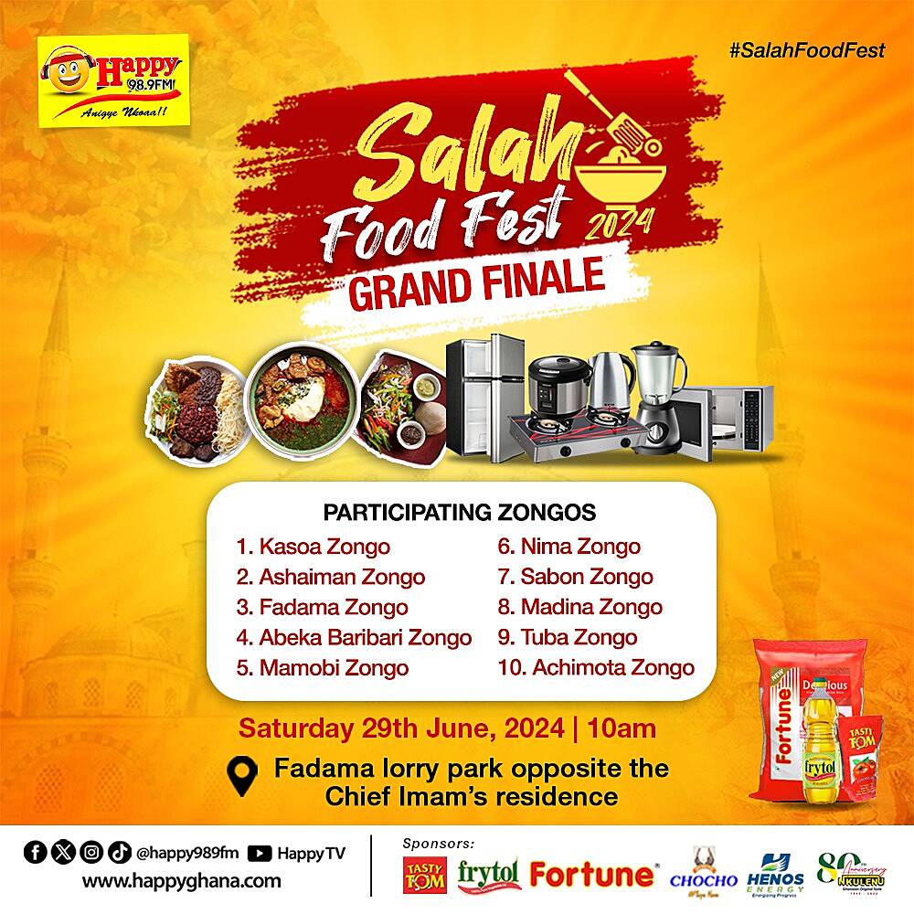 All set for grand finale of Happy FM’s inter zongo cooking competition