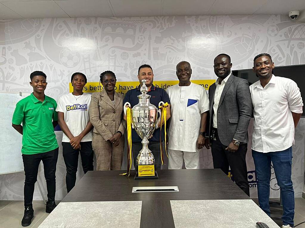 Hasaacas Ladies present Malta Guinness Women’s Premier League trophy to Betika Ghana